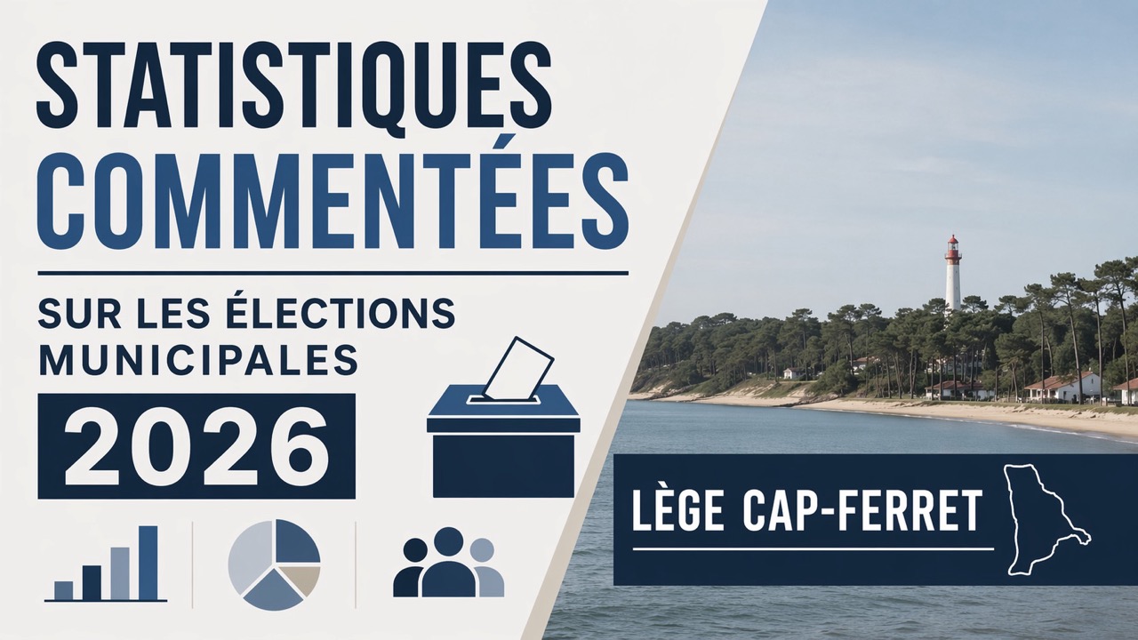 Statistiques commentées sur les élections municipales 2026 à Lège Cap-Ferret