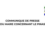 COMMUNIQUE DE PRESSE ARRETE DU MAIRE CONCERNANT LE PINASSE CAFE